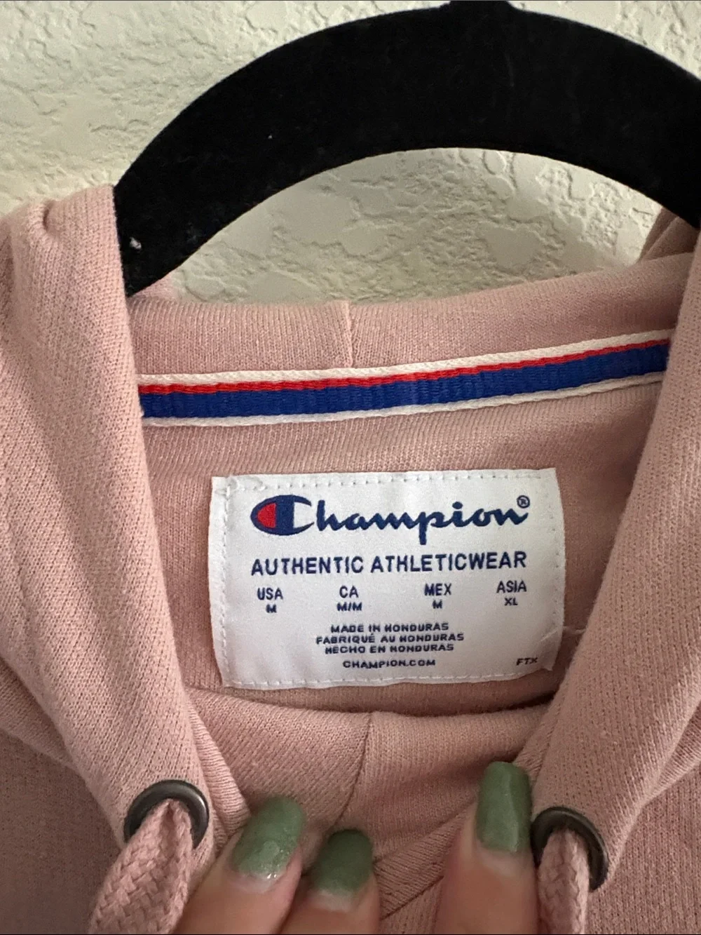 Champion Men’s Crewneck Hoodie - Dusty Rose
